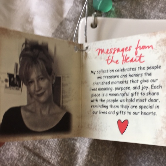 🦜 SANDRA MAGSAMEN Messages From the Heart Collection plaque - Picture 4 of 5